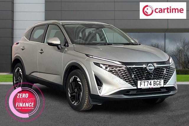 View our Nissan Qashqai 1.3 DIG-T MHEV N-Connecta SUV 5dr Petrol Hybrid Manual Euro 6 (s/s) (140 ps) Touchscreen, Reversing Camera, Apple CarPlay / Android Auto, DAB - Digital Radio, Cruise Control