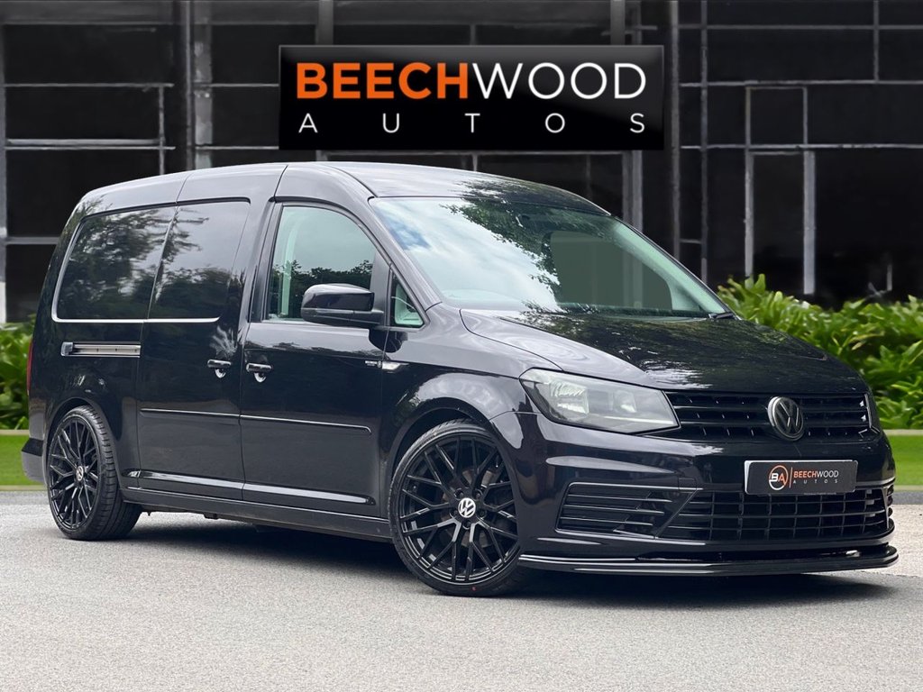 USED 2019 69 VOLKSWAGEN CADDY MAXI 2.0 TDI C20 BEECHWOOD CUSTOM Panel Van 6dr Diesel Manual LWB Euro 6 (s/s) (102 ps) TAILGATE / COILOVERS / 19'S