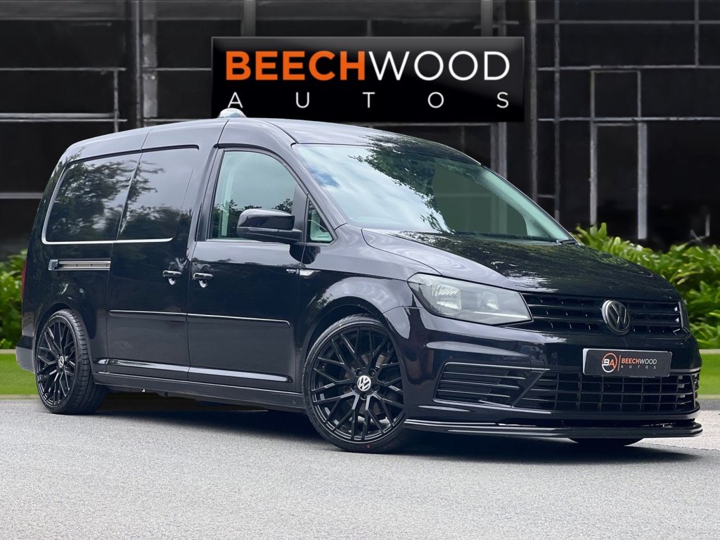 USED 2019 69 VOLKSWAGEN CADDY MAXI 2.0 TDI C20 BEECHWOOD CUSTOM Panel Van 6dr Diesel Manual LWB Euro 6 (s/s) (102 ps) TAILGATE / COILOVERS / 19'S