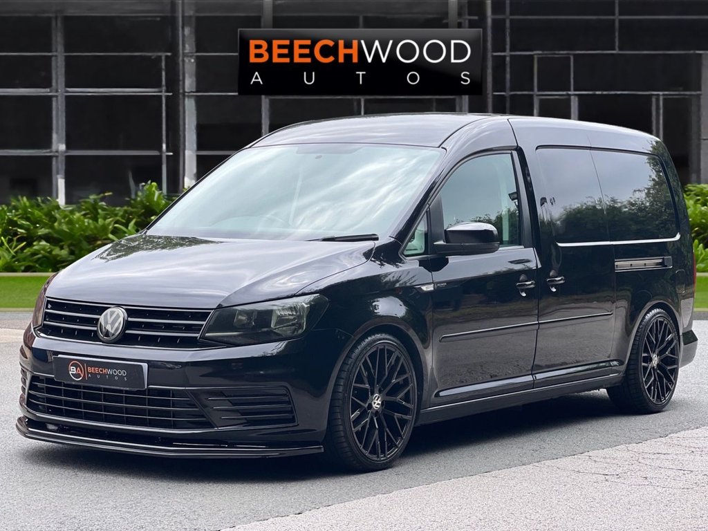 USED 2019 69 VOLKSWAGEN CADDY MAXI 2.0 TDI C20 BEECHWOOD CUSTOM Panel Van 6dr Diesel Manual LWB Euro 6 (s/s) (102 ps) TAILGATE / COILOVERS / 19'S