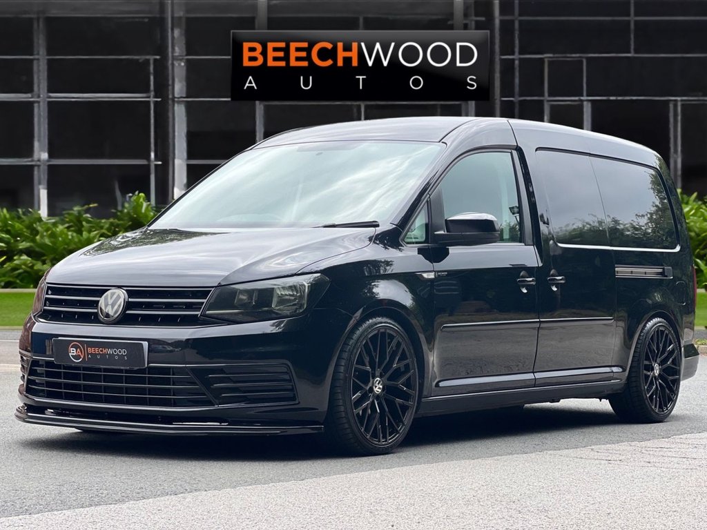 USED 2019 69 VOLKSWAGEN CADDY MAXI 2.0 TDI C20 BEECHWOOD CUSTOM Panel Van 6dr Diesel Manual LWB Euro 6 (s/s) (102 ps) TAILGATE / COILOVERS / 19'S