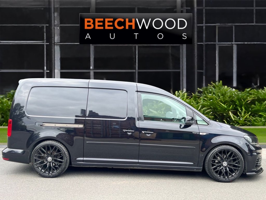 USED 2019 69 VOLKSWAGEN CADDY MAXI 2.0 TDI C20 BEECHWOOD CUSTOM Panel Van 6dr Diesel Manual LWB Euro 6 (s/s) (102 ps) TAILGATE / COILOVERS / 19'S