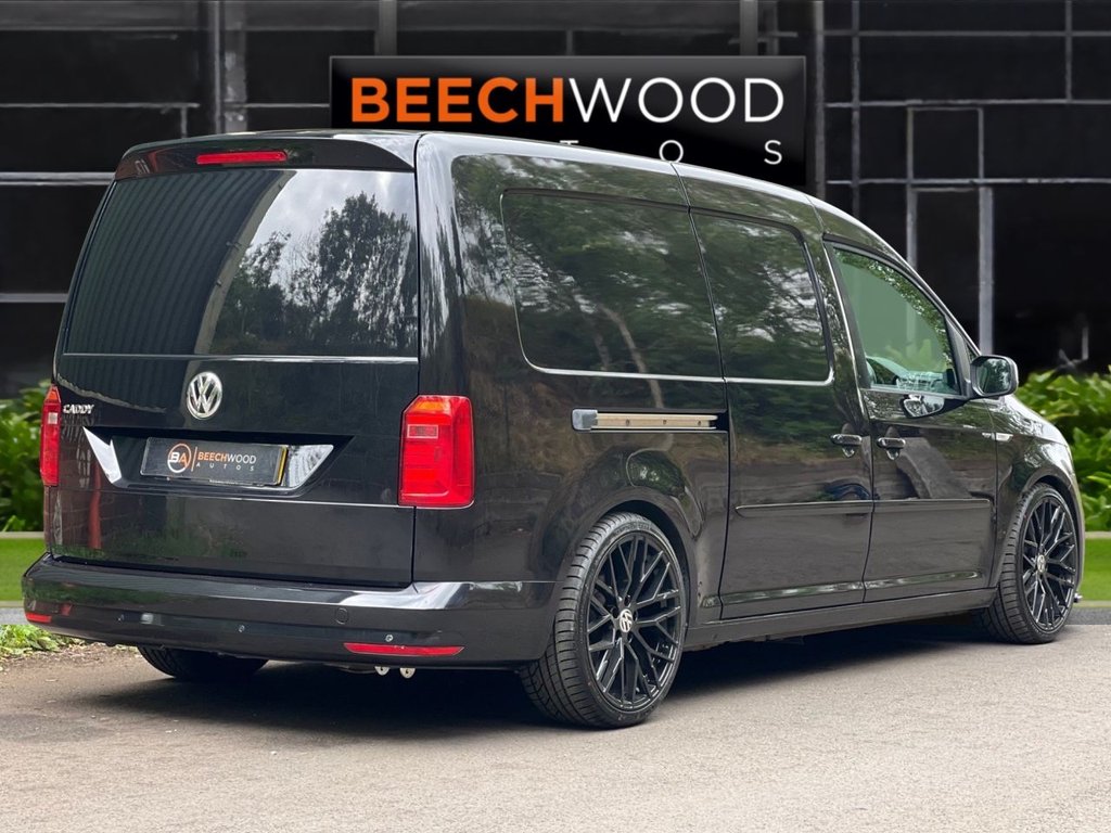 USED 2019 69 VOLKSWAGEN CADDY MAXI 2.0 TDI C20 BEECHWOOD CUSTOM Panel Van 6dr Diesel Manual LWB Euro 6 (s/s) (102 ps) TAILGATE / COILOVERS / 19'S