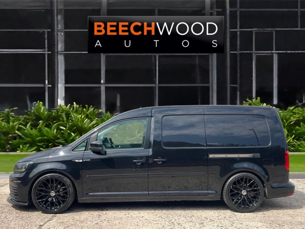 USED 2019 69 VOLKSWAGEN CADDY MAXI 2.0 TDI C20 BEECHWOOD CUSTOM Panel Van 6dr Diesel Manual LWB Euro 6 (s/s) (102 ps) TAILGATE / COILOVERS / 19'S