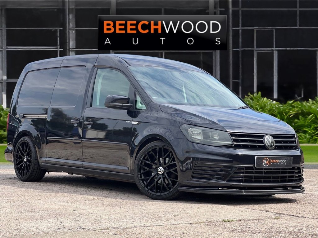 USED 2019 69 VOLKSWAGEN CADDY MAXI 2.0 TDI C20 BEECHWOOD CUSTOM Panel Van 6dr Diesel Manual LWB Euro 6 (s/s) (102 ps) TAILGATE / COILOVERS / 19'S