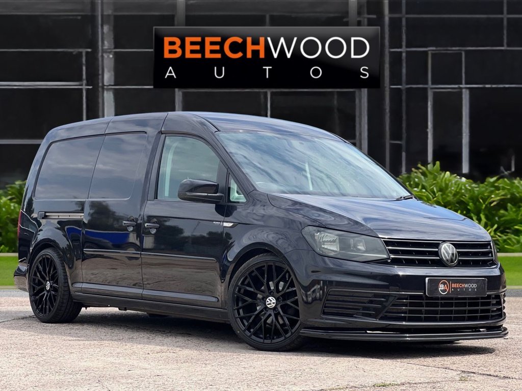 USED 2019 69 VOLKSWAGEN CADDY MAXI 2.0 TDI C20 BEECHWOOD CUSTOM Panel Van 6dr Diesel Manual LWB Euro 6 (s/s) (102 ps) TAILGATE / COILOVERS / 19'S