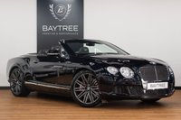 USED 2014 14 BENTLEY CONTINENTAL 6.0 W12 GTC Speed Convertible  
