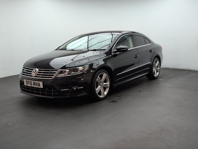 USED 2015 15 Volkswagen CC 2.0 TDI Bluemotion Tech R-Line Saloon 4dr Diesel DSg Euro 5 (s/S) (177 Ps) - Satnav, Heated Seats, Alloy