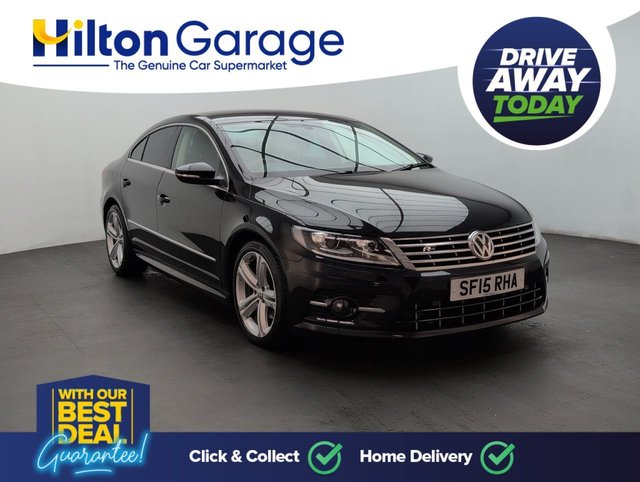 USED 2015 15 Volkswagen CC 2.0 TDI Bluemotion Tech R-Line Saloon 4dr Diesel DSg Euro 5 (s/S) (177 Ps) - Satnav, Heated Seats, Alloy