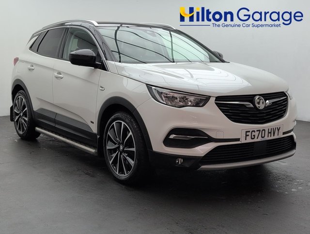 USED 2020 70 Vauxhall Grandland X 1.6 13.2kwh Elite Nav Suv 5dr Petrol Plug-In Hybrid Auto 4WD Euro 6 (s/S) Hybrid4 (300 Ps) Heated Windscreen+navigation