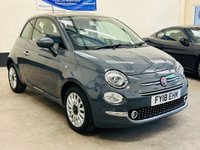 USED 2018 18 FIAT 500 1.2 Lounge Hatchback 3 Door Petrol Manual Euro 6 (s/s) (69 bhp) PAN ROOF CRUISE REAR PARK ASSIST