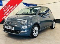 USED 2018 18 FIAT 500 1.2 Lounge Hatchback 3 Door Petrol Manual Euro 6 (s/s) (69 bhp) PAN ROOF CRUISE REAR PARK ASSIST