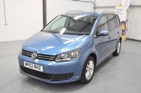 USED 2013 62 VOLKSWAGEN TOURAN 1.6 TDI SE MPV 5dr Diesel DSG Euro 5 (105 ps) 