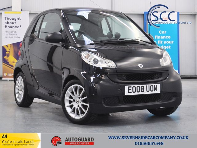 2008 08 Smart Fortwo 1.0 Passion Coupe 2dr Petrol Auto Euro 4 (71 bhp)