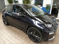 USED 2021 21 BMW I3 42.2kWh S Hatchback 5dr Electric Auto (184 ps) SAT NAV AUXILIARY CABIN HEATING CLOTH INTERIOR HEATED SEATS CRUISE CONTROL PARKING SENSORS 1 OWNER EXCELLENT SERVICE HISTORY WARRANTY