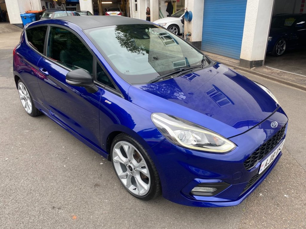 USED 2018 18 FORD FIESTA 1.0T EcoBoost ST-Line Hatchback 3dr Petrol Manual Euro 6 (s/s) (140 ps) RECENT SERVICE AND CAMBELT