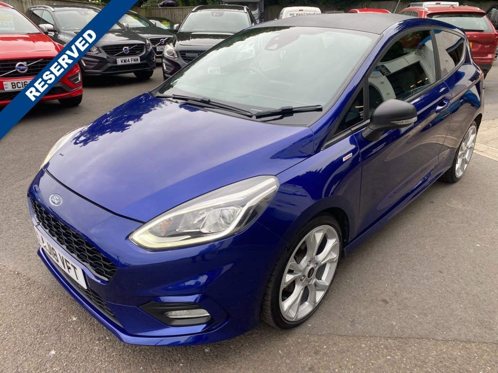 USED 2018 18 FORD FIESTA 1.0T EcoBoost ST-Line Hatchback 3dr Petrol Manual Euro 6 (s/s) (140 ps) RECENT SERVICE AND CAMBELT
