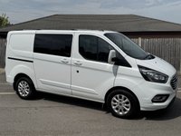 USED 2020 20 FORD TRANSIT CUSTOM 2.0 300 EcoBlue Limited Crew Van Double Cab 5dr Diesel Manual L1 H1 Euro 6 (s/s) (6 Seat) (130 ps) FINANCE OPTIONS AVAILABLE  Ideal For: Businesses needing crew and cargo transport in one  Tradespeople who transport teams and tools  Mobile services and installers  Versatile dual-purpose use (business + leisure)