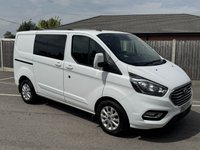 USED 2020 20 FORD TRANSIT CUSTOM 2.0 300 EcoBlue Limited Crew Van Double Cab 5dr Diesel Manual L1 H1 Euro 6 (s/s) (6 Seat) (130 ps) FINANCE OPTIONS AVAILABLE  Ideal For: Businesses needing crew and cargo transport in one  Tradespeople who transport teams and tools  Mobile services and installers  Versatile dual-purpose use (business + leisure)