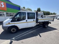 USED 2013 63 FORD TRANSIT 2.2 TDCi 350 Chassis Cab 4dr Diesel Manual RWD L4 (DRW) (123 bhp) The 2013 Transit 2.2 TDCi 350 DRW chassis cab TIPPER  is a robust, rear-wheel-drive diesel workhorse designed for heavy-duty commercial use.