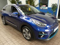 USED 2021 21 KIA NIRO 64kWh 4+ SUV 5dr Electric Auto (201 bhp) SAT NAV SUNROOF HEATED LEATHER REAR VIEW CAMERA PARKING SENSORS 1 OWNER SERVICE HISTORY KIA WARRANTY TILL MARCH 2028