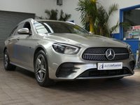 USED 2021 21 MERCEDES-BENZ E-CLASS 2.0 E300de 13.5kWh AMG Line Estate 5dr Diesel Plug-in Hybrid G-Tronic+ Euro 6 (s/s) (306 ps) SAT NAV ANDROID APPLE CARPLAY HEATED LEATHER INTERIOR REAR VIEW CAMERA CRUISE CONTROL PARKING SENSOR 1 OWNER MERCEDES SERVICE HISTORY WARRANTY