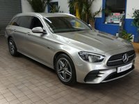 USED 2021 21 MERCEDES-BENZ E-CLASS 2.0 E300de 13.5kWh AMG Line Estate 5dr Diesel Plug-in Hybrid G-Tronic+ Euro 6 (s/s) (306 ps) SAT NAV ANDROID APPLE CARPLAY HEATED LEATHER INTERIOR REAR VIEW CAMERA CRUISE CONTROL PARKING SENSOR 1 OWNER MERCEDES SERVICE HISTORY WARRANTY