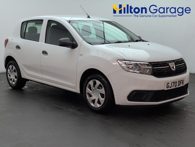 USED 2020 70 Dacia Sandero 1.0 Sce Essential Hatchback 5dr Petrol Manual Euro 6 (75 Ps) Hill Start Assist+air Conditioning