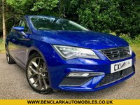 USED 2017 67 SEAT LEON 1.4 TSI FR Technology Hatchback 5dr Petrol Manual Euro 6 (s/s) (125 ps) ONLY 64,500 MILES WITH EXCELLENT SERVICE HISTORY X8 STAMPS--CAMBELT RENEWED AT 46,269 MILES 03/24//APPLE-PLAY//X4 NEW TYRES//18'ALLOYS//LED LIGHTS FRONT AND REAR//REAR PARK SENSORS//ELECTRIC FOLDING MIRRORS////DUAL CLIMATE CONTROL//ACC CRUISE CONTROL Euro 6 (s/s) (125 ps) ONLY 63,000 MILES WITH EXCELLENT SERVICE HISTORY X8 STAMPS--CAMBELT RENEWED AT 46,269 MILES 03/24//APPLE-PLAY//X4 NEW TYRES//18'ALLOYS//LED LIGHTS FRONT AND REAR//REAR PARK SENSORS//ELECTRIC FOLDING MIRRORS////DUAL CLIMATE CONTROL//ACC CRUISE CONTROL