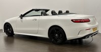 USED 2018 18 MERCEDES-BENZ E-CLASS 2.0 E220d AMG Line (Premium) Cabriolet 2dr Diesel G-Tronic+ Euro 6 (s/s) (194 ps) Striking Polar White , Black leather alcantara , Heated  neck warmer , Comand online , High gloss white , Black Hood