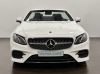 USED 2018 18 MERCEDES-BENZ E-CLASS 2.0 E220d AMG Line (Premium) Cabriolet 2dr Diesel G-Tronic+ Euro 6 (s/s) (194 ps) Striking Polar White , Black leather alcantara , Heated  neck warmer , Comand online , High gloss white , Black Hood
