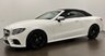 USED 2018 18 MERCEDES-BENZ E-CLASS 2.0 E220d AMG Line (Premium) Cabriolet 2dr Diesel G-Tronic+ Euro 6 (s/s) (194 ps) Striking Polar White , Black leather alcantara , Heated  neck warmer , Comand online , High gloss white , Black Hood