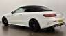 USED 2018 18 MERCEDES-BENZ E-CLASS 2.0 E220d AMG Line (Premium) Cabriolet 2dr Diesel G-Tronic+ Euro 6 (s/s) (194 ps) Striking Polar White , Black leather alcantara , Heated  neck warmer , Comand online , High gloss white , Black Hood