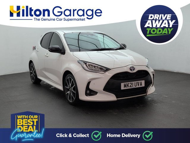 USED 2021 21 Toyota Yaris 1.5 Vvt-H Dynamic Hatchback 5dr Petrol Hybrid E-Cvt Euro 6 (s/S) (116 Ps) - Reverse Cam, Privacy, Sensors
