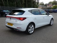 USED 2021 21 SEAT LEON 1.4 eHybrid 12.8kWh FR 5d DSG 204 S/S SAT NAV, DIGITAL COCKPIT, 17 INCH ALLOYS, FULL LINK FOR WIRELESS APPLE CARPLAY / ANDROID AUTO, PART LEATHER INTERIOR, PARK PILOT FRONT/REAR & SIDE, PARK ASSIST, DAB RADIO, BLUETOOTH, CRUISE CONTROL & SPEED LIMITER, LANE ASSIST, FRONT ASSIST, WIRELESS PHONE CHARGER, DRIVE PROFILE, 3 ZONE CLIMATE CONTROL, DSG GEARBOX, LED HEADLIGHTS WITH DAYTIME RUNNING LIGHTS, LEATHER TIPTRONIC FLAT BOTTOM MFSW, POWER FOLDING MIRRORS, AUTO LIGHTS & WIPERS, VOICE CONTROL, 1 OWNER, SERVICE HISTORY