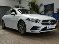 USED 2020 70 MERCEDES-BENZ A-CLASS 1.3 A250e 15.6kWh AMG Line Saloon 4dr Petrol Plug-in Hybrid 8G-DCT Euro 6 (s/s) (218 ps) SAT NAV PART LEATHER HEATED SEATS CRUISE CONTROL PARKING SENSORS 1 OWNER FROM NEW EXCELLENT SERVICE HISTORY WARRANTY
