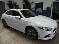 USED 2020 70 MERCEDES-BENZ A-CLASS 1.3 A250e 15.6kWh AMG Line Saloon 4dr Petrol Plug-in Hybrid 8G-DCT Euro 6 (s/s) (218 ps) SAT NAV PART LEATHER HEATED SEATS CRUISE CONTROL PARKING SENSORS 1 OWNER FROM NEW EXCELLENT SERVICE HISTORY WARRANTY