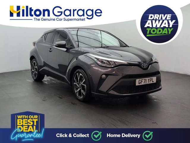USED 2021 71 Toyota C-Hr 1.8 Vvt-H Gpf Design Suv 5dr Petrol Hybrid Cvt Euro 6 (s/S) (122 Ps) Front Sport Seats+reversing Camera