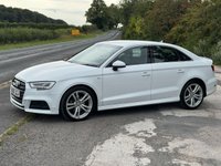 USED 2017 67 AUDI A3 2.0 TDI S line Saloon 4dr Diesel Manual quattro Euro 6 (s/s) (150 ps) &pound;0 DEPOSIT FINANCE AVAILABLE.