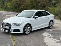 USED 2017 67 AUDI A3 2.0 TDI S line Saloon 4dr Diesel Manual quattro Euro 6 (s/s) (150 ps) &pound;0 DEPOSIT FINANCE AVAILABLE.
