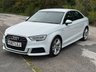 USED 2017 67 AUDI A3 2.0 TDI S line Saloon 4dr Diesel Manual quattro Euro 6 (s/s) (150 ps) &pound;0 DEPOSIT FINANCE AVAILABLE.