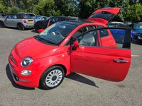 USED 2017 67 FIAT 500 1.2 Lounge Hatchback in pink, 50,000 miles, 1 owner, ULEZ compliant Euro 6 petrol with 5