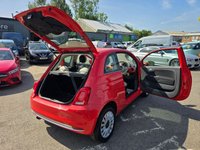 USED 2017 67 FIAT 500 1.2 Lounge Hatchback in pink, 50,000 miles, 1 owner, ULEZ compliant Euro 6 petrol with 5