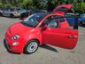 USED 2017 67 FIAT 500 1.2 Lounge Hatchback in pink, 50,000 miles, 1 owner, ULEZ compliant Euro 6 petrol with 5