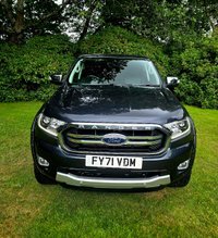 USED 2021 71 FORD RANGER 2.0 EcoBlue Limited Pickup Double Cab 4dr Diesel Auto 4WD Euro 6 (s/s) (170 ps) BRAND NEW 20 INCH ALLOYS