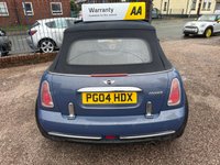 USED 2004 04 MINI CONVERTIBLE 1.6 Cooper Convertible 2dr Petrol Manual Euro 3 (115 ps) GREAT VALUE CONVERTIBLE, LEATHER, ALLOYS