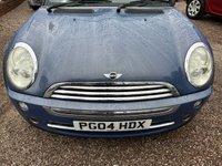 USED 2004 04 MINI CONVERTIBLE 1.6 Cooper Convertible 2dr Petrol Manual Euro 3 (115 ps) GREAT VALUE CONVERTIBLE, LEATHER, ALLOYS