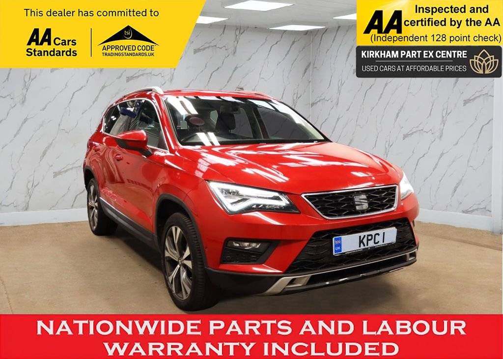 SEAT ATECA 1.0 TSI Ecomotive SE Technology SUV 5dr Petrol Manual Euro 6 (s/s) (115 ps) NATIONWIDE PARTS & LABOUR WARRANTY INCLUDED + 12 MONTHS AA BREAKDOWN FREE