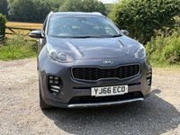 USED 2016 66 KIA SPORTAGE 2.0 CRDi GT-Line SUV 5dr Diesel Manual AWD Euro 6 (134 bhp) FULL LEATHER + AWD + SAT-NAV