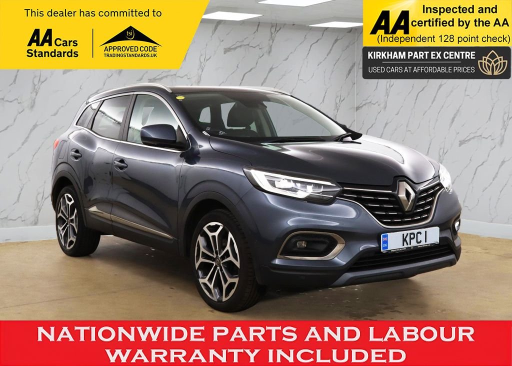 RENAULT KADJAR 1.3 TCe GT Line SUV 5dr Petrol Manual Euro 6 (s/s) (140 ps) NATIONWIDE PARTS & LABOUR WARRANTY INCLUDED + 12 MONTHS AA BREAKDOWN FREE